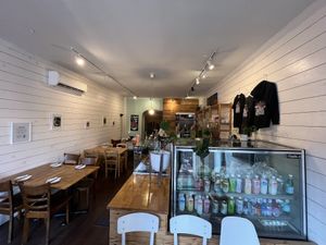 Outside looking in  at Uncommon Ramen in Phoenixville