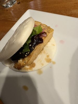 Tofu Bao Buns (two per order)  at Uncommon Ramen in Phoenixville