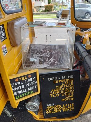 Menu at Cafablanca - Pop-up in Long Beach