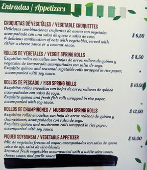 Menu 1 of 9, March 2023 at Soy Bonsai - Maybe closed in Puerto Villamil