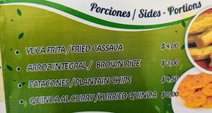 Menu 5 of 9, March 2023 at Soy Bonsai - Maybe closed in Puerto Villamil