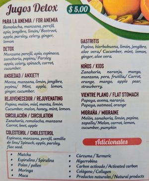 Menu 8 of 9, March 2023 at Soy Bonsai - Maybe closed in Puerto Villamil