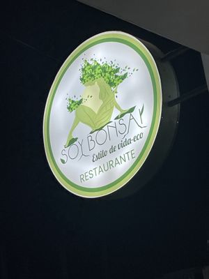 Here’s sign- go behind the church   at Soy Bonsai - Maybe closed in Puerto Villamil