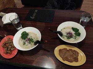 Vegan Crispy chickn & crispy pork at East Tao Ramen in Denver
