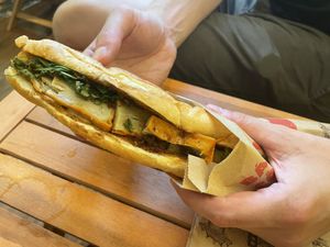   at Bánh mì cô Chun  in Hanoi