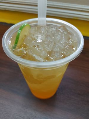 Aloe lemon tea at Bánh mì cô Chun  in Hanoi