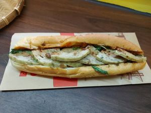 Pork roll at Bánh mì cô Chun  in Hanoi