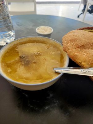 Fava bean soup, a must ♡ at Bissara in Tangier