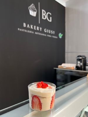 Strawberry tiramisù  at Bakery Giusy in Gran Canaria