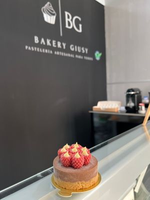 Cheescake chocolate with strawberry  at Bakery Giusy in Gran Canaria
