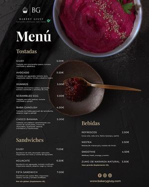 Menú 💚 at Bakery Giusy in Gran Canaria