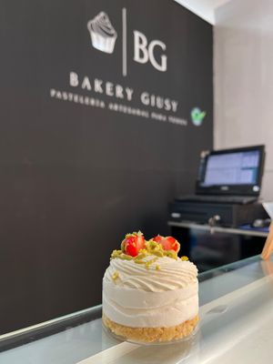 Cheesecake pistacho  at Bakery Giusy in Gran Canaria