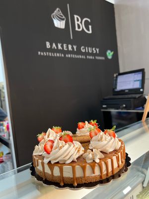 Cheesecake lotus with caramel salt at Bakery Giusy in Gran Canaria