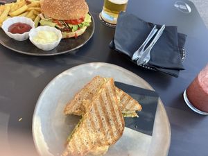 Burger and Tofu Sandwich   at Bakery Giusy in Gran Canaria