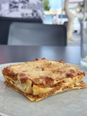 Lasagna  at Bakery Giusy in Gran Canaria