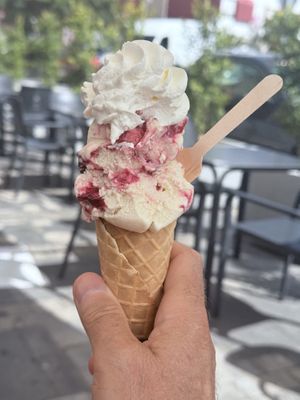 Amarena ice creamm  at Bakery Giusy in Gran Canaria