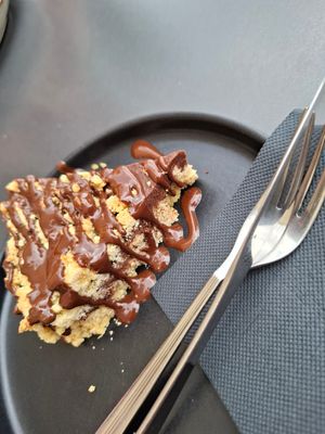 Nutella crumble at Bakery Giusy in Gran Canaria