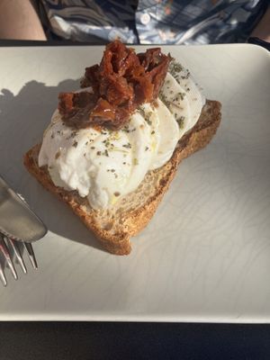 Mozzarella and sun dried tomato gf   at Bakery Giusy in Gran Canaria