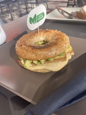 Smoked tofu and avocado   at Bakery Giusy in Gran Canaria
