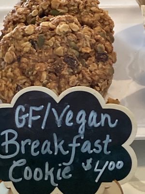 Vegan cookie  at VERSARE Cafe + Market in Chesterland