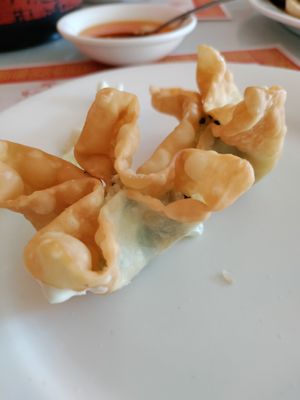 Vegan cream cheese wontons! at Garden Wok in Tarzana