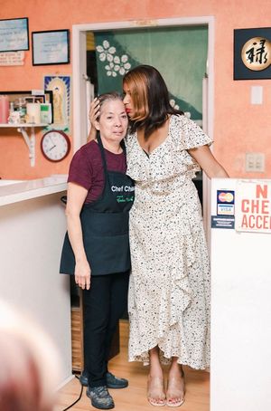 Chiueh, the Owner, and Chef and I.  at Garden Wok in Tarzana