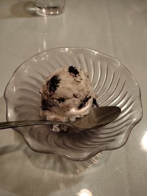 Soy ice cream at Garden Wok in Tarzana