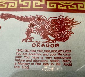 My sign   at Garden Wok in Tarzana