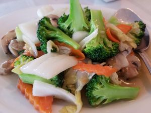 Mixed stirfry veggies at Garden Wok in Tarzana