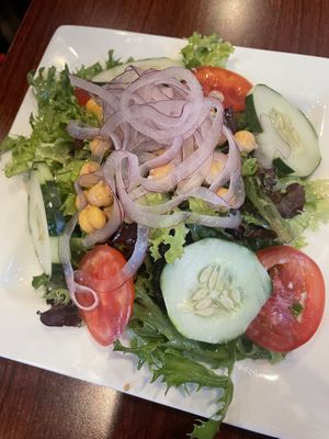 House salad. Ask for no cheese   at Fire Engine Pizza Company 3 in Shelton