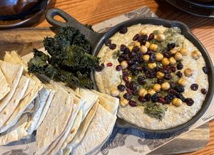 Vegan hummus plate 😋  at Uraidla Hotel in Uraidla