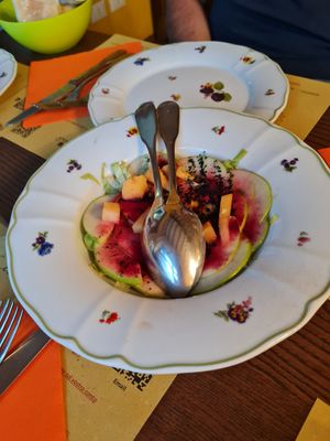 Salad at La Sidreria in Milan