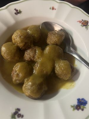 Meatballs  at La Sidreria in Milan