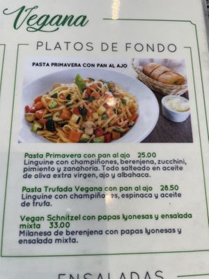 Platos de fondo  at La Mora in Lima