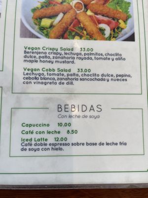 Bebidas  at La Mora in Lima
