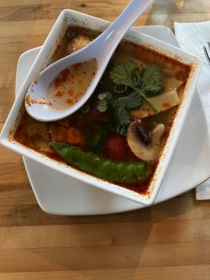 Tom Tum Soup  at Mama D in Bangor