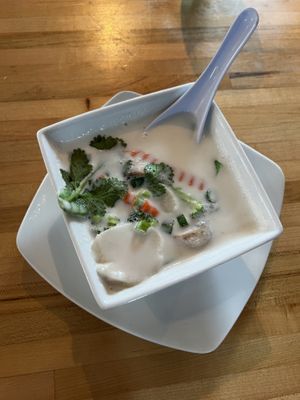 Tom Kha Soup  at Mama D in Bangor