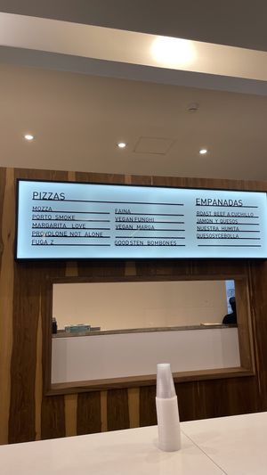 Vegan pizzas  at EZE - Pizza Zën in Buenos Aires