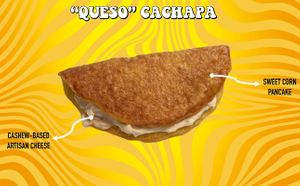 You cannot go wrong with the most popular Venezuelan Cachapa flavor yet at Pacha Roots in Miami