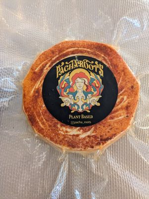 Cashew cheese made in house! at Pacha Roots in Miami