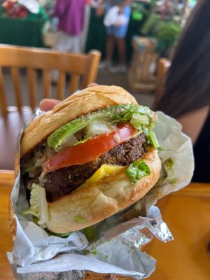 The best vegan burger out there. Check it for yourself.  at Pacha Roots in Miami