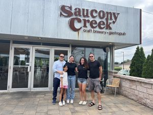 Their patio area is the best in town (not pictured but take my word for it)  at Saucony Creek Brewing in Kutztown