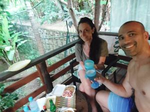  at Rey & Josh Cafe in La Digue