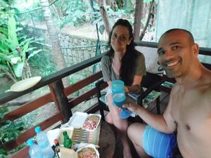  at Rey & Josh Cafe in La Digue