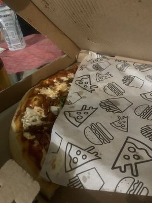 Pizza al pastor, is really delicious 🤤   at Vegan Spot by Revolution in Playa Del Carmen