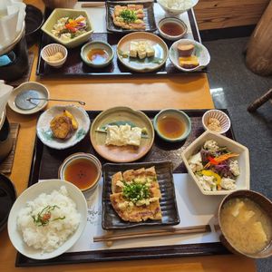 Brunchen, healthy Set, or sth like that at Koushi 紅絲 in Nara