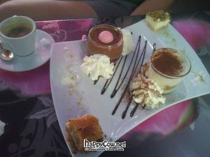 Gourmand dessert at Guenat's in Martigues