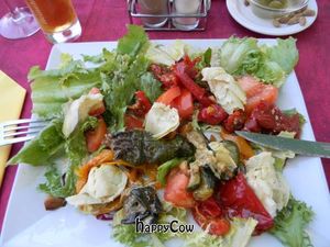 Toscana salad at Pizzeria Le Bocconcino in Martigues