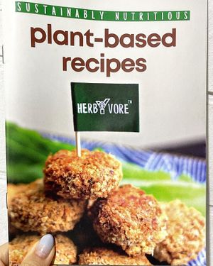 Plant based recipes available for grab with purchases at  ntuc (while stock last)  at HerbYvore Foods  in Central Singapore