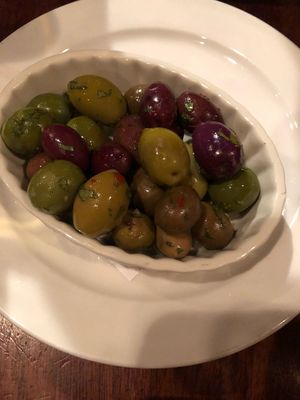 Olives at New World Bistro Bar in Albany